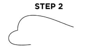 step 2 airplane drawing