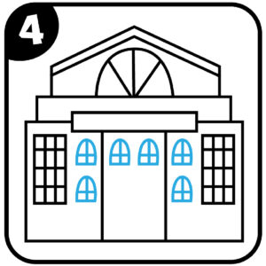 step 4 library drawing