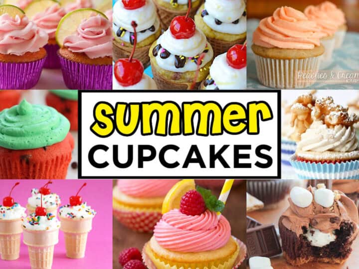 summer themed cupcakes