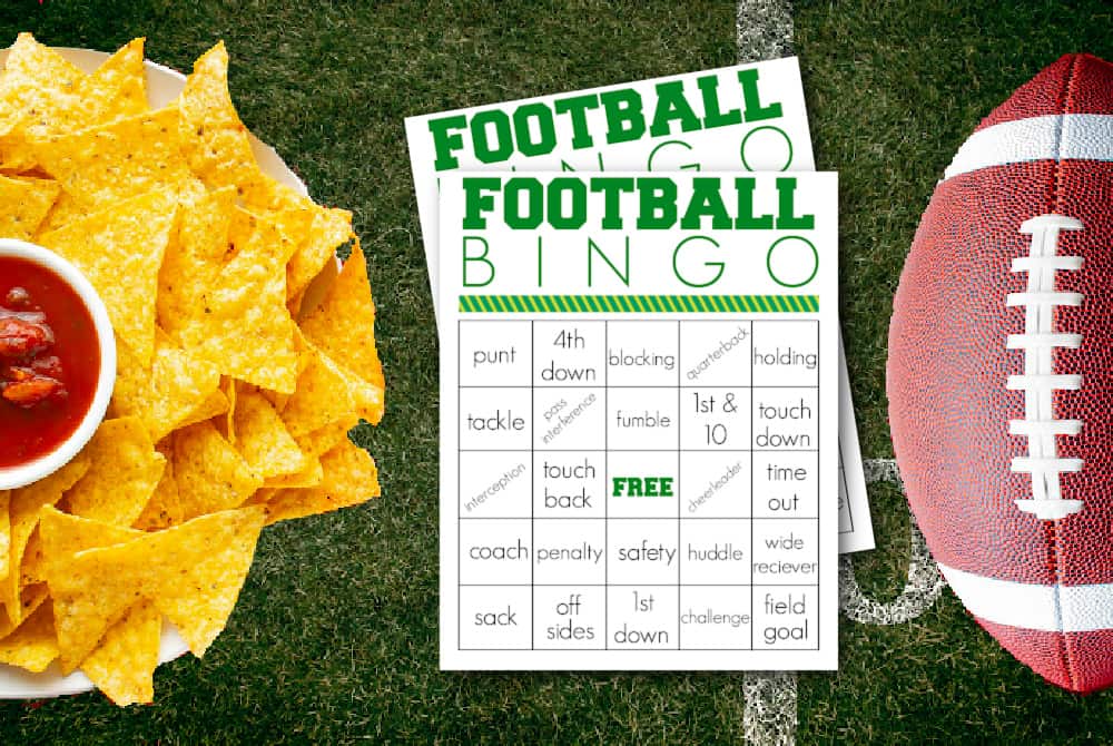 FREE Printable SuperBowl Bingo Cards For Your Party