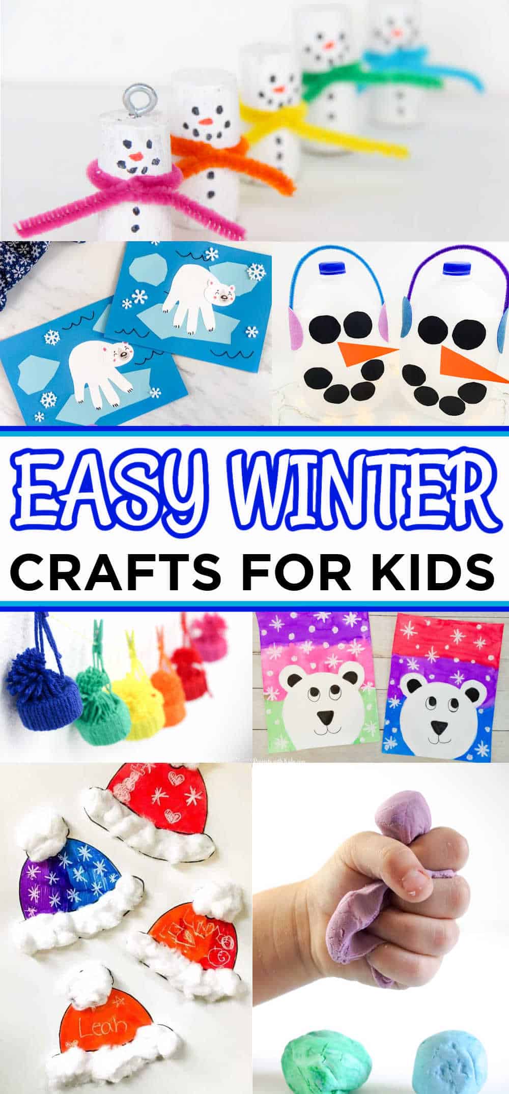 Simple Winter Crafts for Toddlers - Easy Peasy and Fun