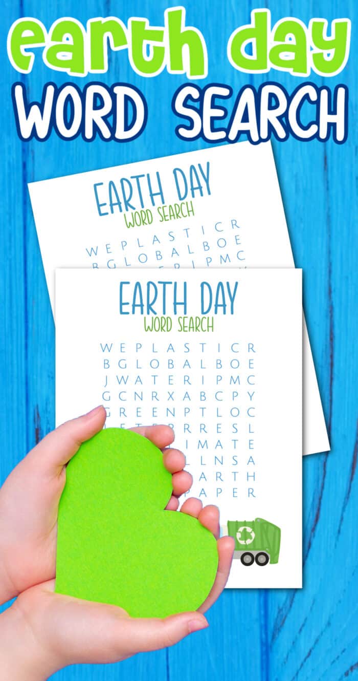 Free Printable Earth Day Word Search For Kids Made With HAPPY